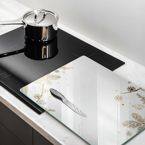 Glasskärbräda Vinterdekorationer