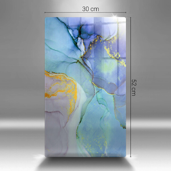 Glasskärbräda Sprucket stenguld