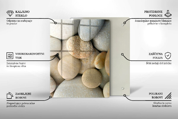 Glasskärbräda Abstrakta gyllene linjer