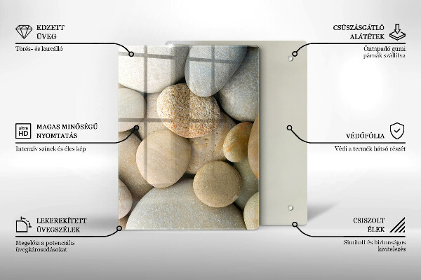 Glasskärbräda Abstrakta gyllene linjer
