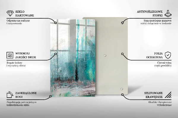 Glasskärbräda Bakgrund abstrakt färg