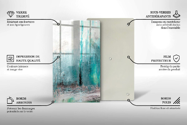 Glasskärbräda Bakgrund abstrakt färg