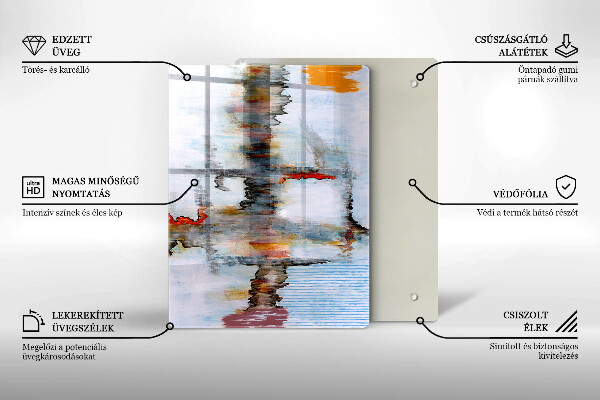 Glasskärbräda Bakgrund abstrakt färg