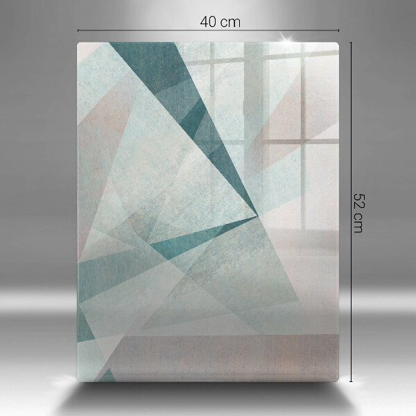 Glasskärbräda Skarp abstraktion