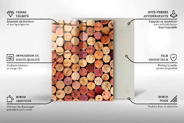 Glasskärbräda Skarp abstraktion