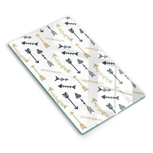 Glasskärbräda Boho pilmönster