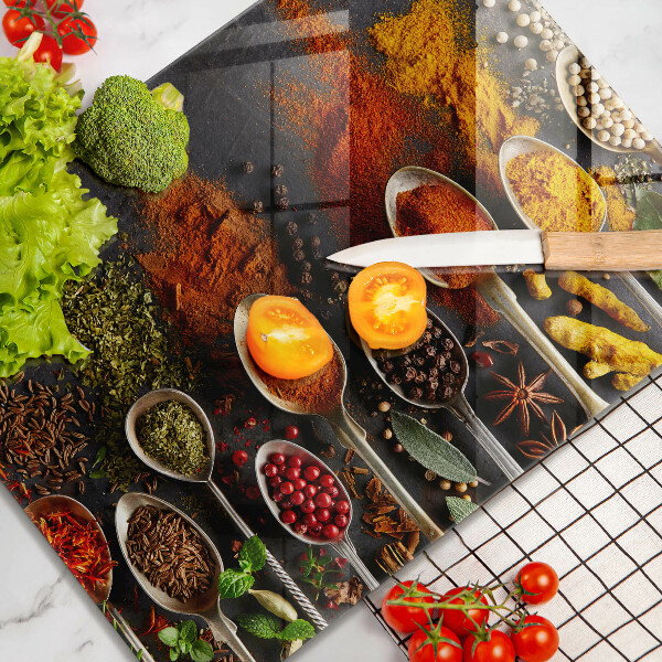 Glasskärbräda Kryddskedar