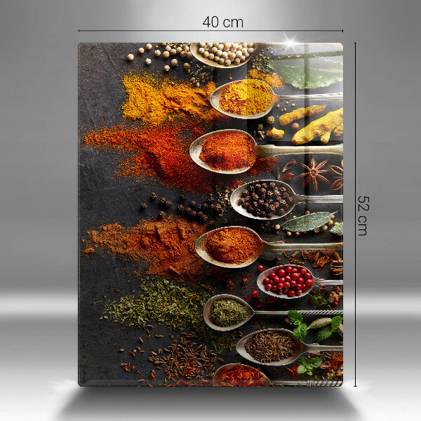 Glasskärbräda Kryddskedar