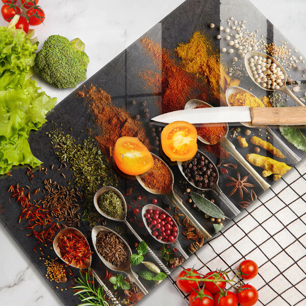 Glasskärbräda Kryddskedar