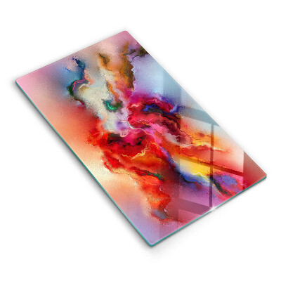 Glasskärbräda Rökig abstraktion