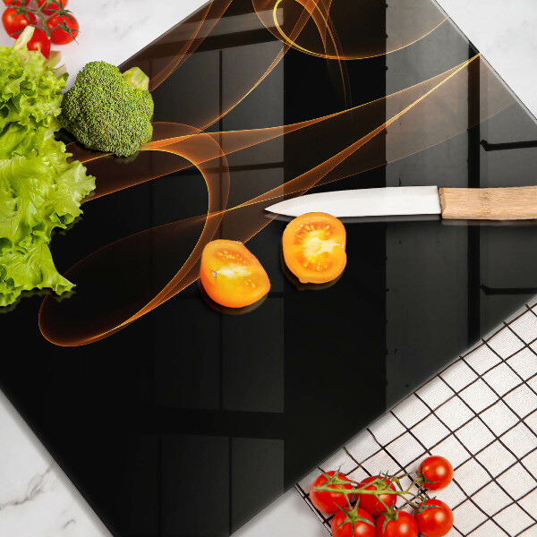 Glasskärbräda Abstrakta linjer