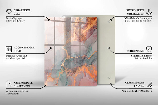 Glasskärbräda Dekorativ sten