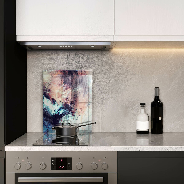 Glasskärbräda Målad abstraktion