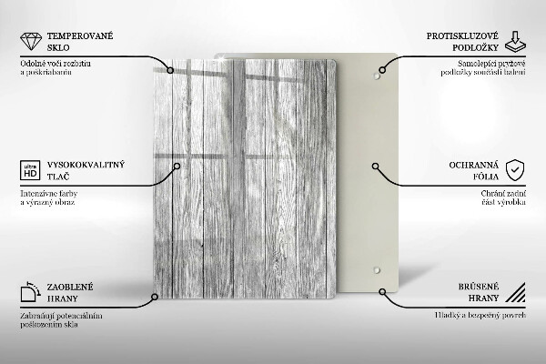 Glasskärbräda Daggdroppar och rosblomma