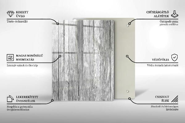 Glasskärbräda Daggdroppar och rosblomma