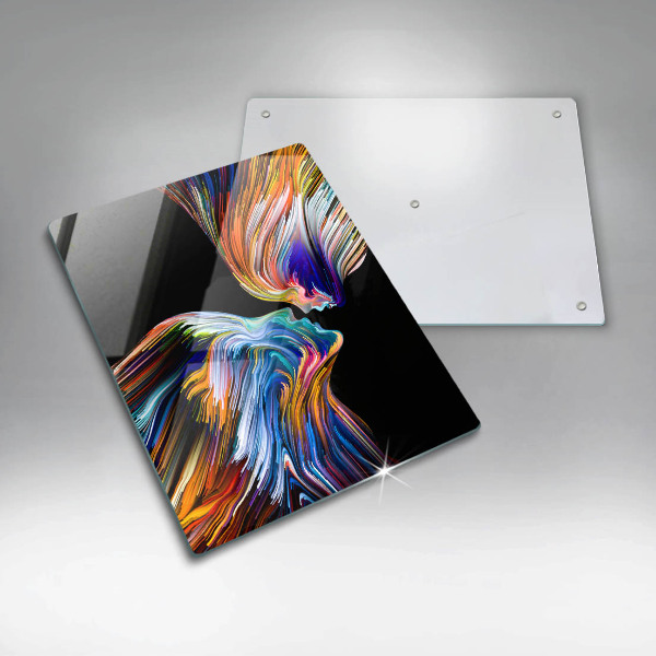 Glasskärbräda Abstrakt kyss