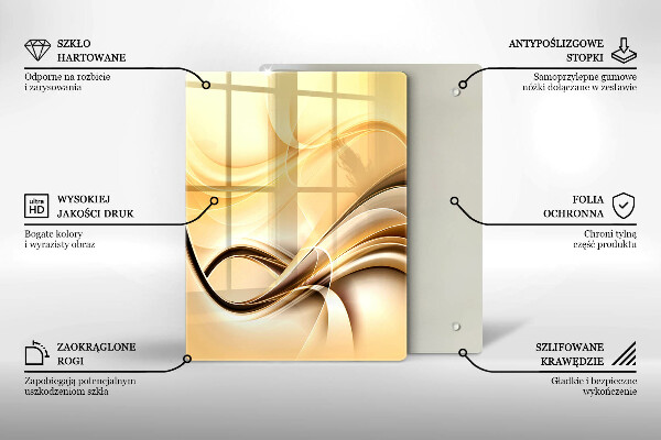 Glasskärbräda Abstrakt kyss