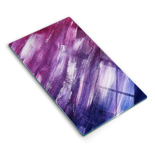 Glasskärbräda med abstrakt motiv