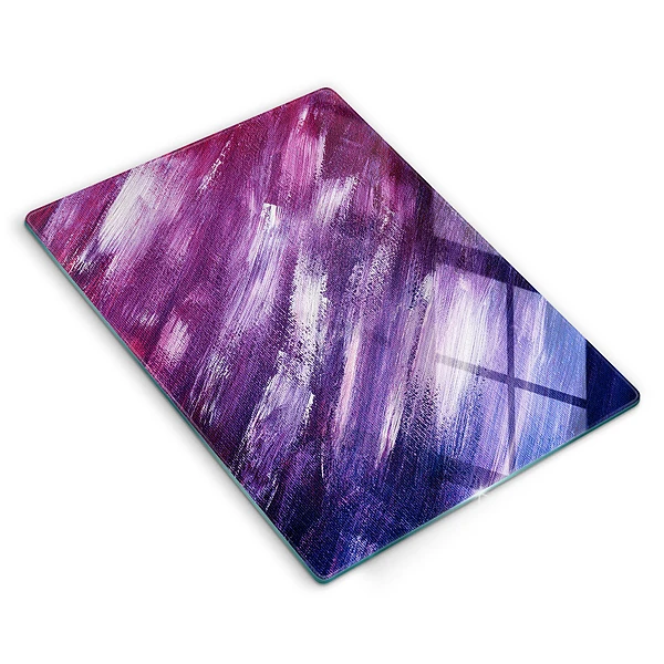 Glasskärbräda med abstrakt motiv