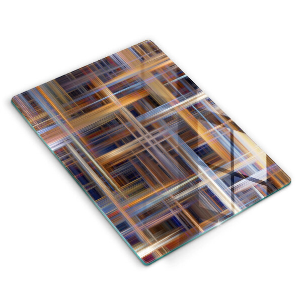 Glasskärbräda Abstrakta målarlinjer