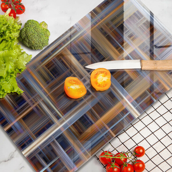 Glasskärbräda Abstrakta målarlinjer