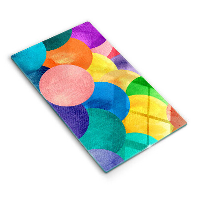 Glasskärbräda Färgade hjul