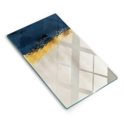 Glasskärbräda Abstraktion guld