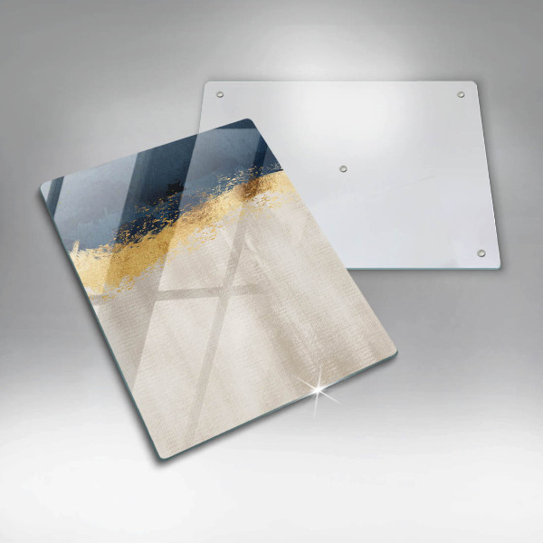 Glasskärbräda Abstraktion guld