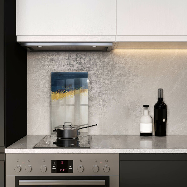 Glasskärbräda Abstraktion guld