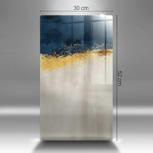 Glasskärbräda Abstraktion guld