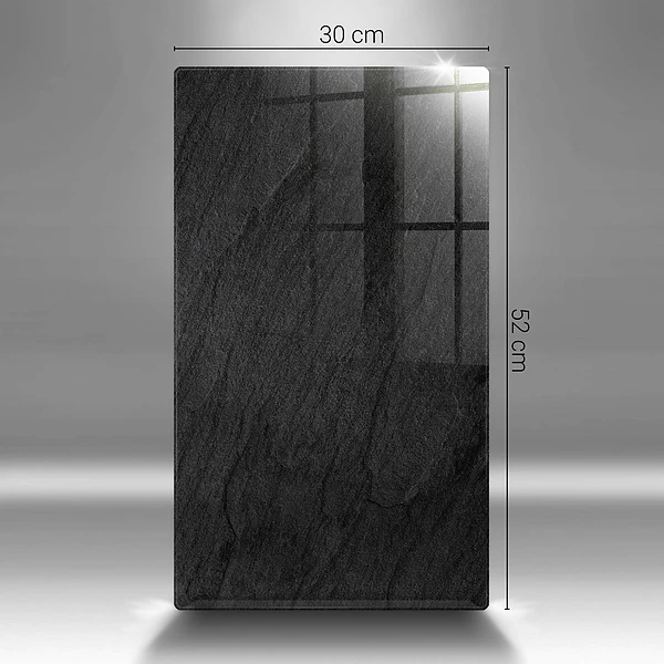 Glasskärbräda med stentextur