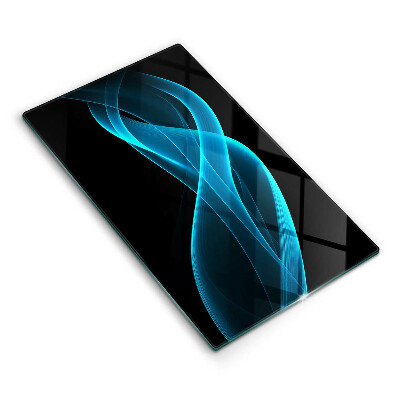 Glasskärbräda Blå abstraktion