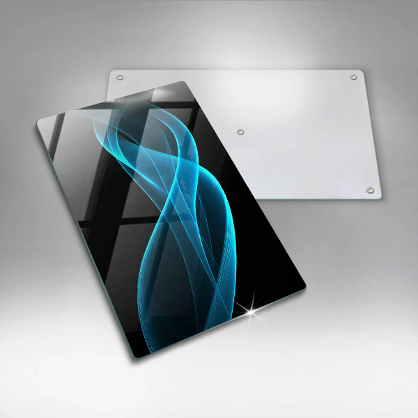 Glasskärbräda Blå abstraktion