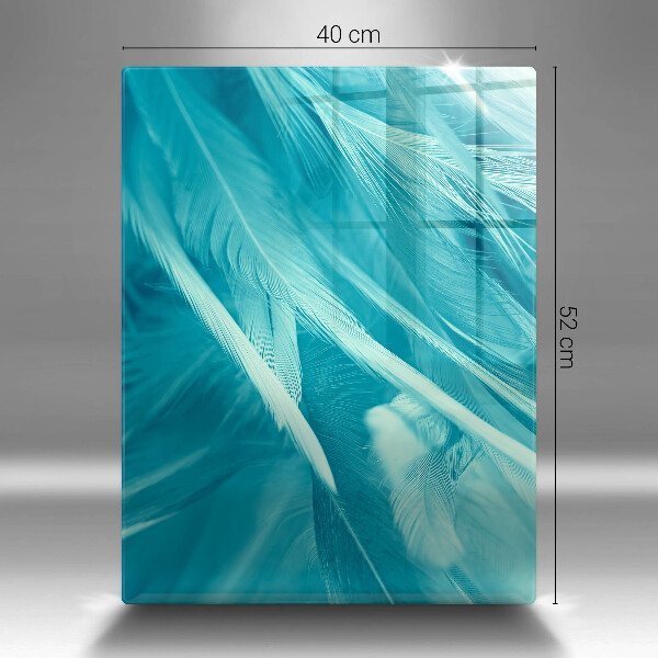 Glasskärbräda Fina fjädrar