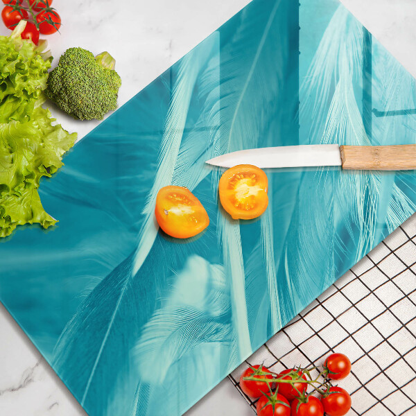 Glasskärbräda Fina fjädrar