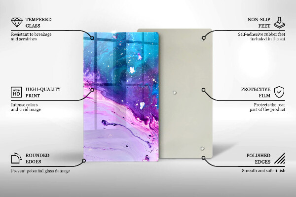 Glasskärbräda Abstraktion bläck