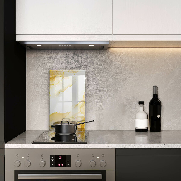 Glasskärbräda Gyllene abstraktion