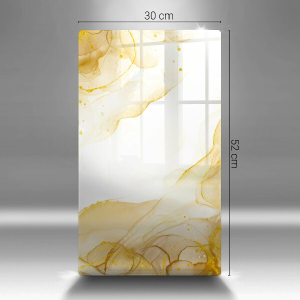 Glasskärbräda Gyllene abstraktion