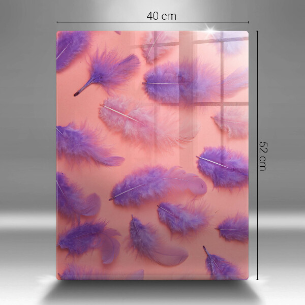 Glasskärbräda Fluffiga fjädrar