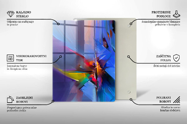 Glasskärbräda Fluffiga fjädrar