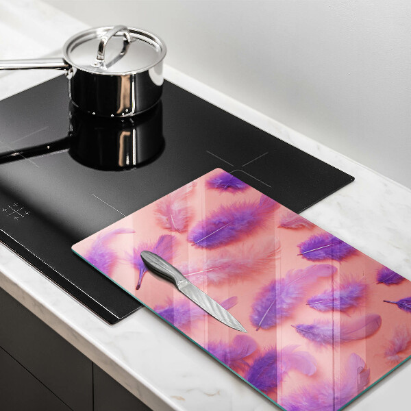 Glasskärbräda Fluffiga fjädrar