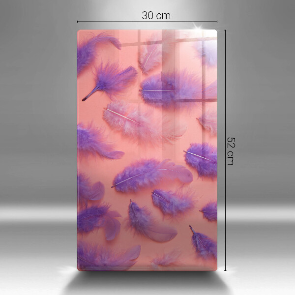 Glasskärbräda Fluffiga fjädrar