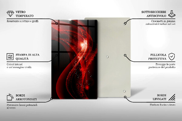 Glasskärbräda Modern abstraktion