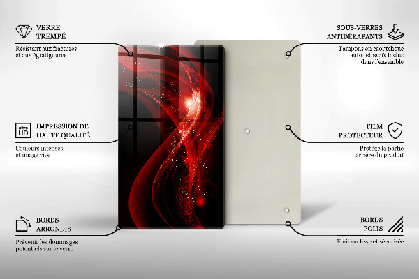 Glasskärbräda Modern abstraktion