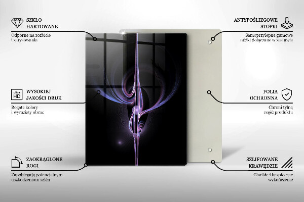 Glasskärbräda Modern abstraktion