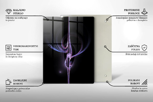 Glasskärbräda Modern abstraktion