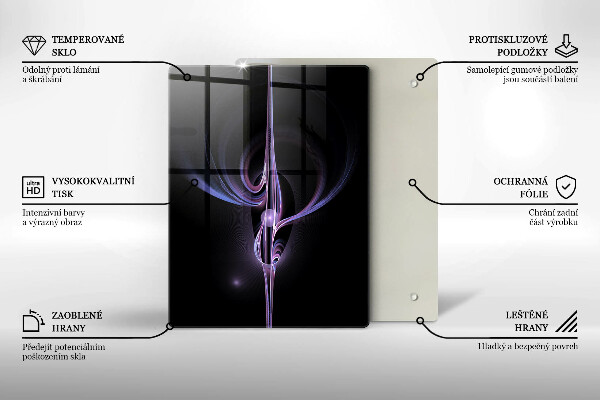 Glasskärbräda Modern abstraktion