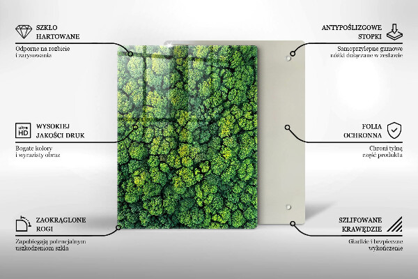 Glasskärbräda Vackra blommor