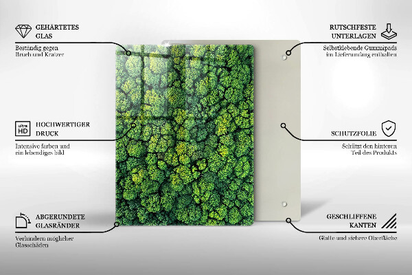 Glasskärbräda Vackra blommor