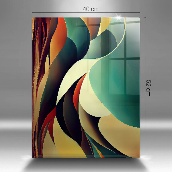 Glasskärbräda Abstraktion av former